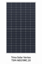 Trina Solar Vertex N-Type 590–620W Bifacial Dual Glass Module